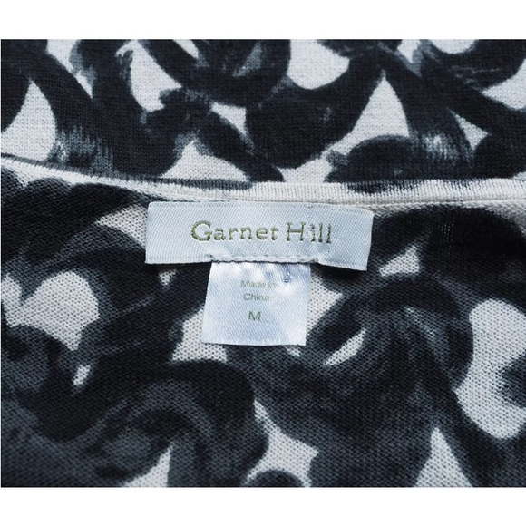 Garnet Hill silk/cotton lightweight knee length dress! Abstract print! Size Med - Picture 9 of 15